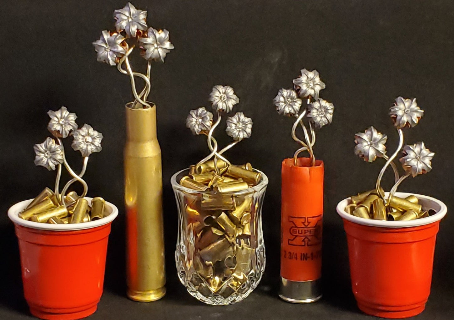 Blooming Bullet .50 Caliber Vase
