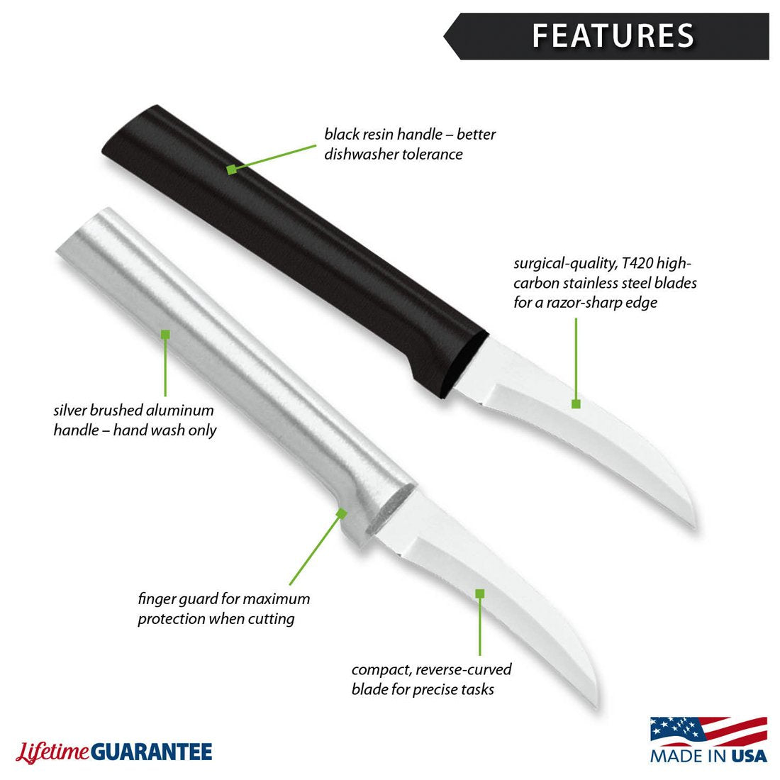 Curved "Granny" Paring Knife