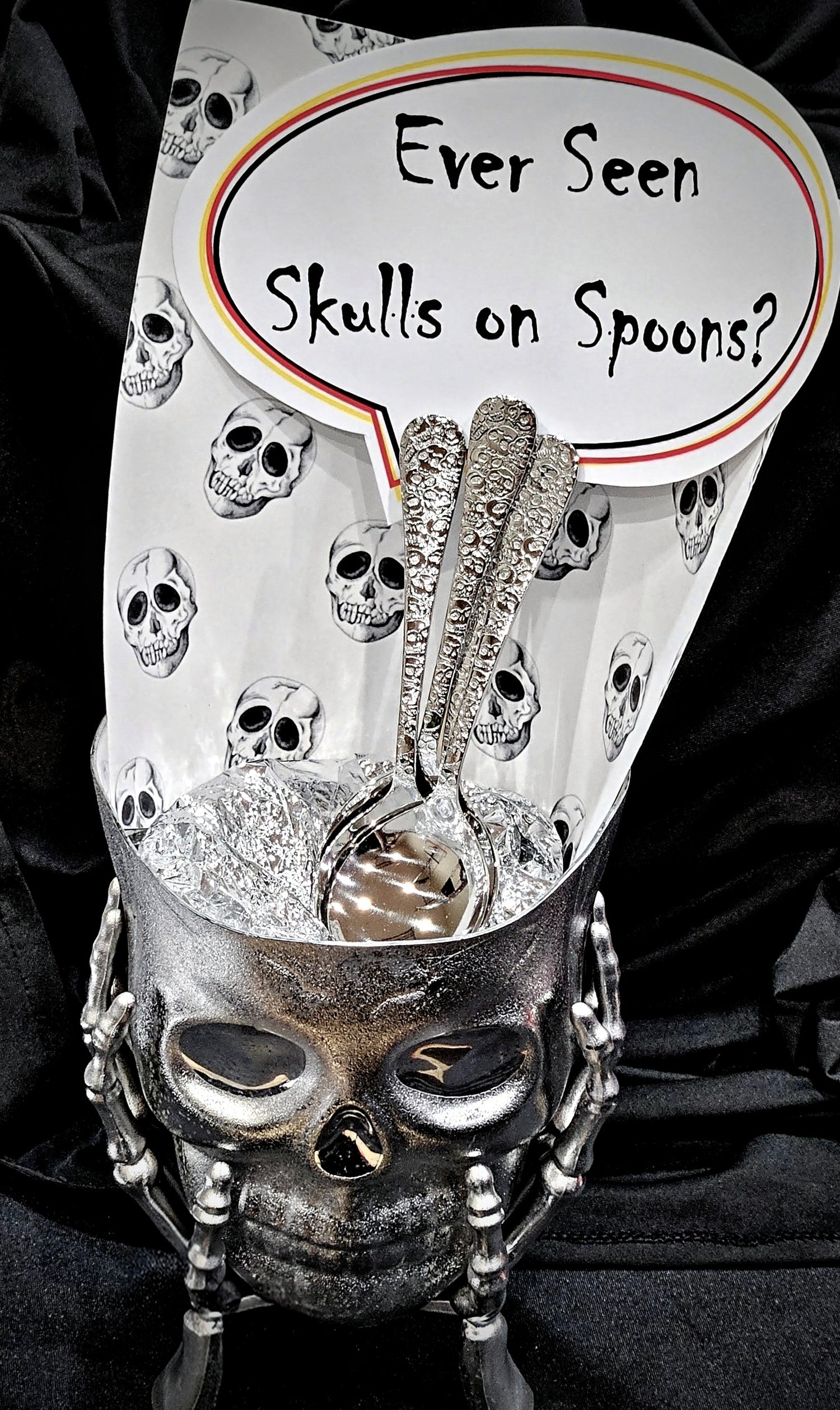 Not Your Grandmother's Utensils!  Calavera Skull Collection