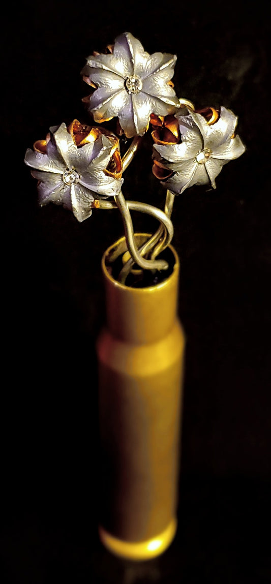 Blooming Bullet .50 Caliber Vase