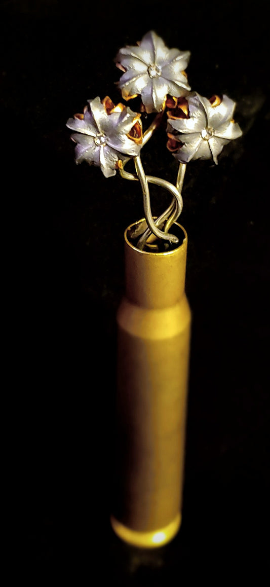 Blooming Bullet .50 Caliber Vase