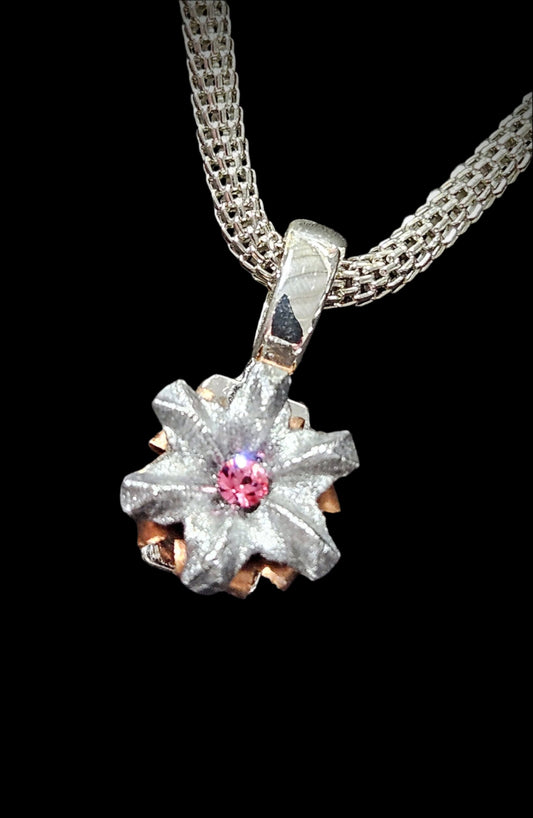 Blooming Bullet Necklace - Light Pink
