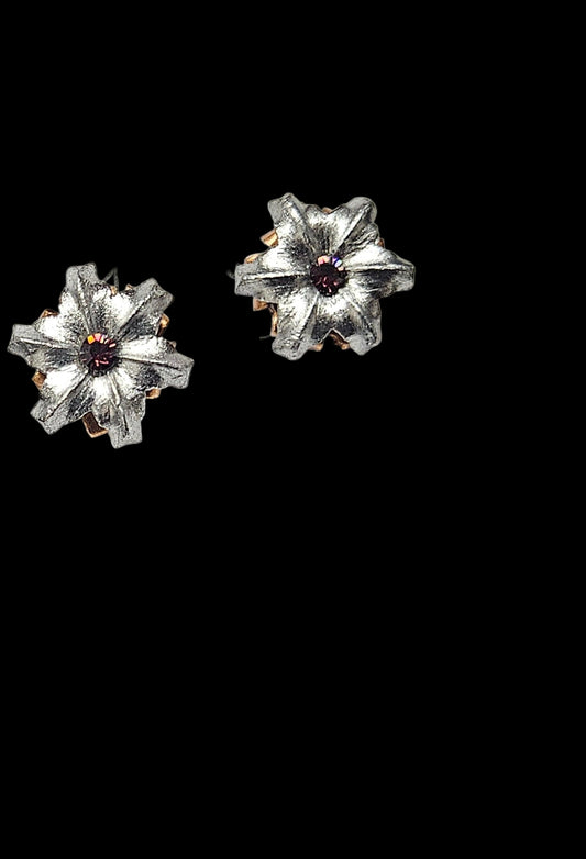 Pair of Blooming Bullet Jewelry Earrings on a card