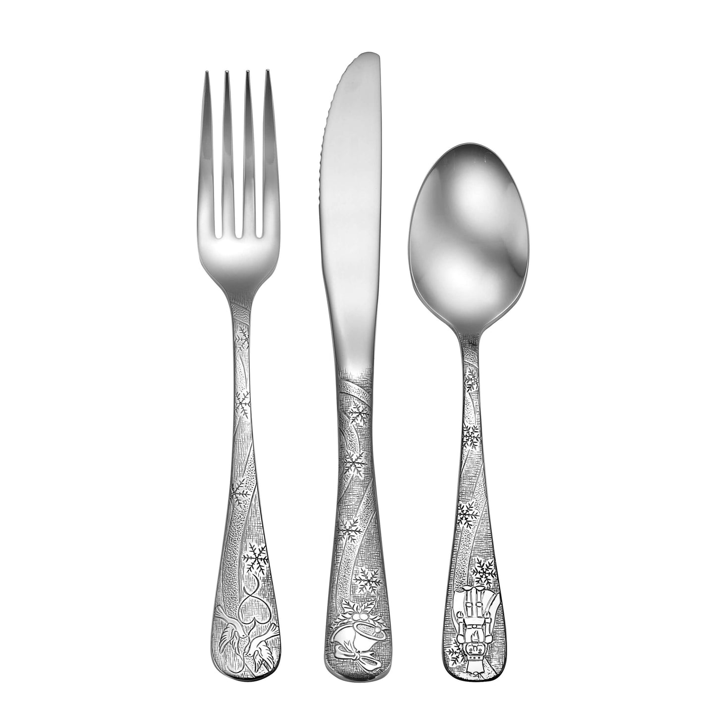 Winter Holidays Christmas Flatware Set