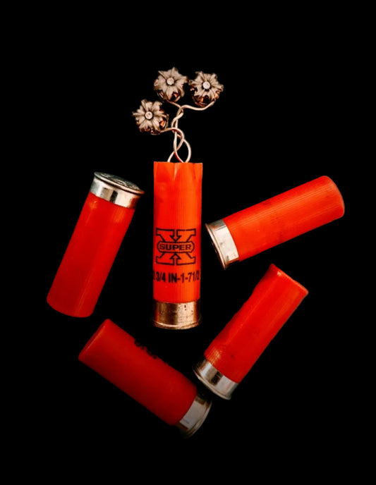 Blooming Bullet Shotgun Shell Vase