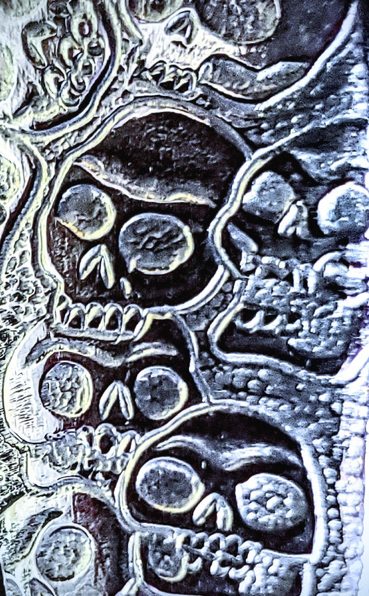 Calavera / Skull Long Handled / Iced Tea Spoon