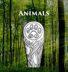 Earth / Animal Paw Print Long Handled / Iced Tea Spoon