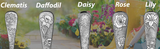 Garden Flowers Iced Tea Spoon