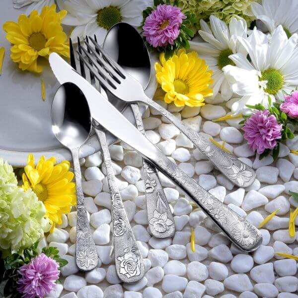Garden Flowers Flatware Sets