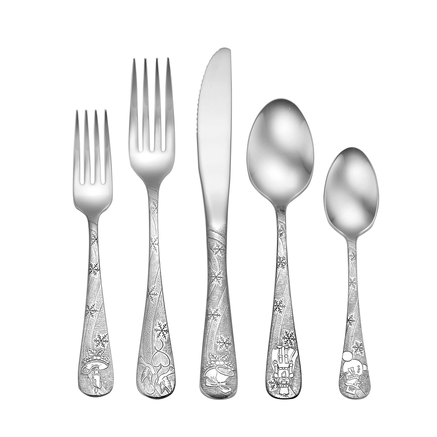 Winter Holidays Christmas Flatware Set