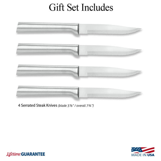 Serrated Steak Knives Gift Set (Set of 4 or 6)